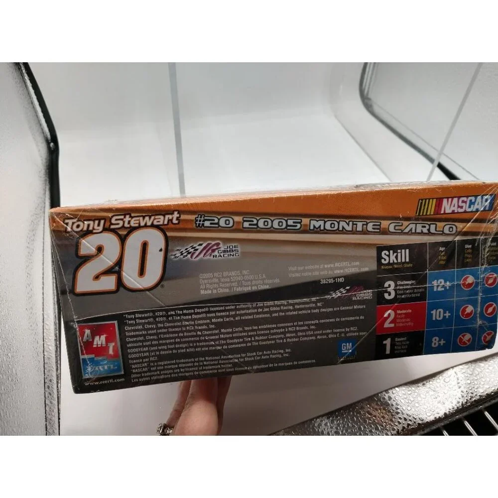 Tony Stewart #20 2005 Monte Carlo NASCAR Model Kit By AMT- Sealed Box
